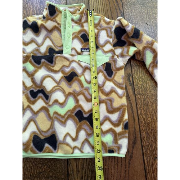 Patagonia Kids Lightweight Synchilla Snap-T Pullover Small Current Medium 10 NWT - Picture 4 of 5